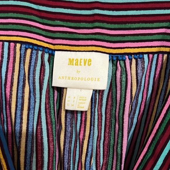 Maeve Anthropologie Colourful Blouse‎ - Picture 4 of 5